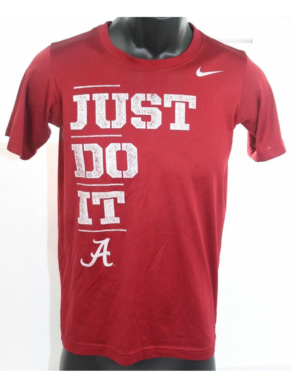 Nike Just Do It Alabama Crimson Tide Polyester T Shirt Size Youth Medium